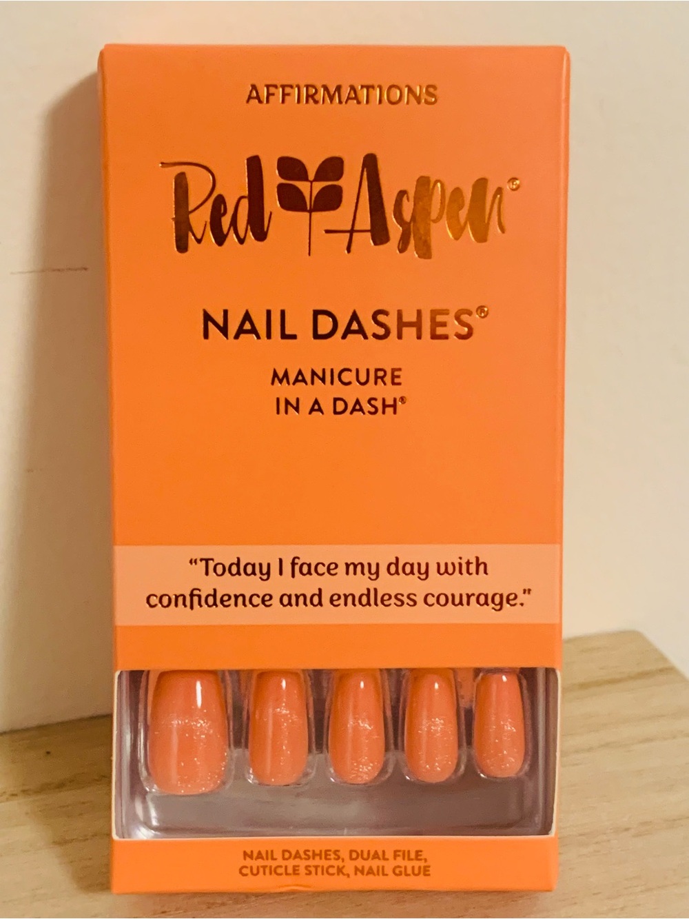 Red Aspen Nail Dashes Press-On Nails